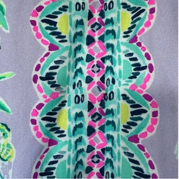 Lilly Pulitzer Sleeveless Lilac It's Impawsible Jackie Shift Mini Dress Size XS - Picture 10 of 11